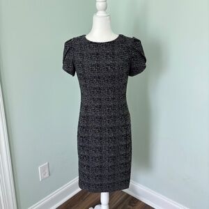 Calvin Klein Gray Plaid Work Dress – Size 6/8